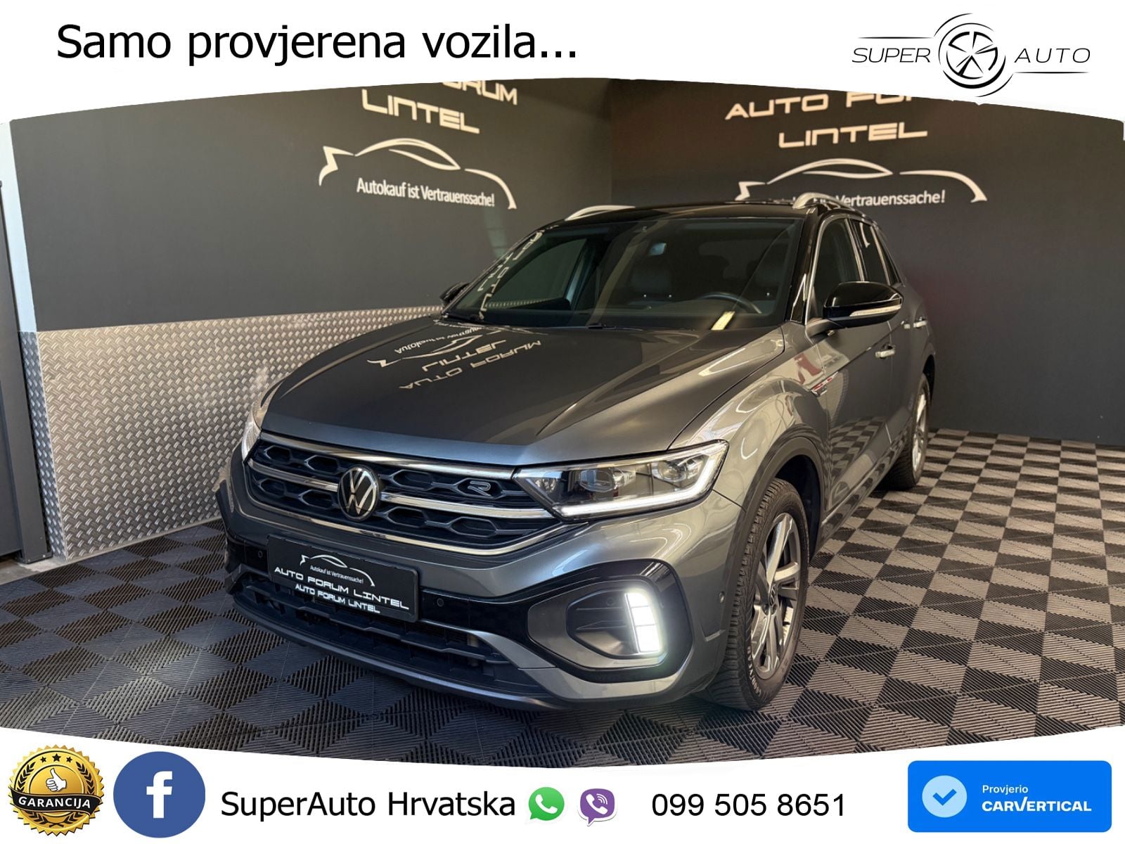 Volkswagen T-Roc 2.0 TDI (150 KS) DSG R-Line LED+GR SJED+ACC