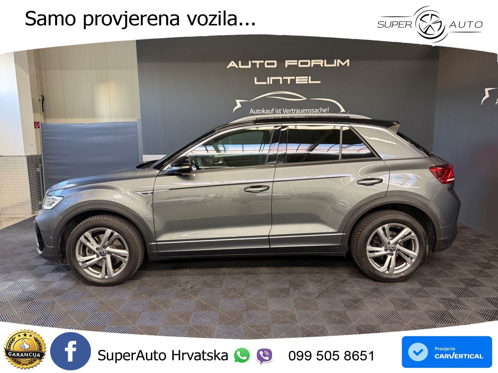 Volkswagen T-Roc 2.0 TDI (150 KS) DSG R-Line LED+GR SJED+ACC