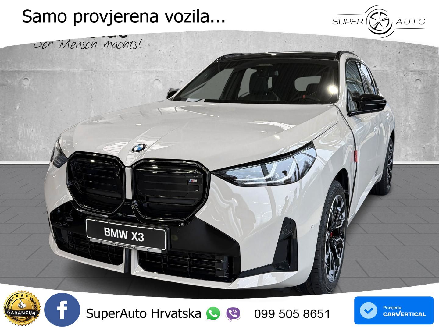 BMW X3 M50 xDrive Steptronic ACC+HEAD+4xGR SJED+360+PANO