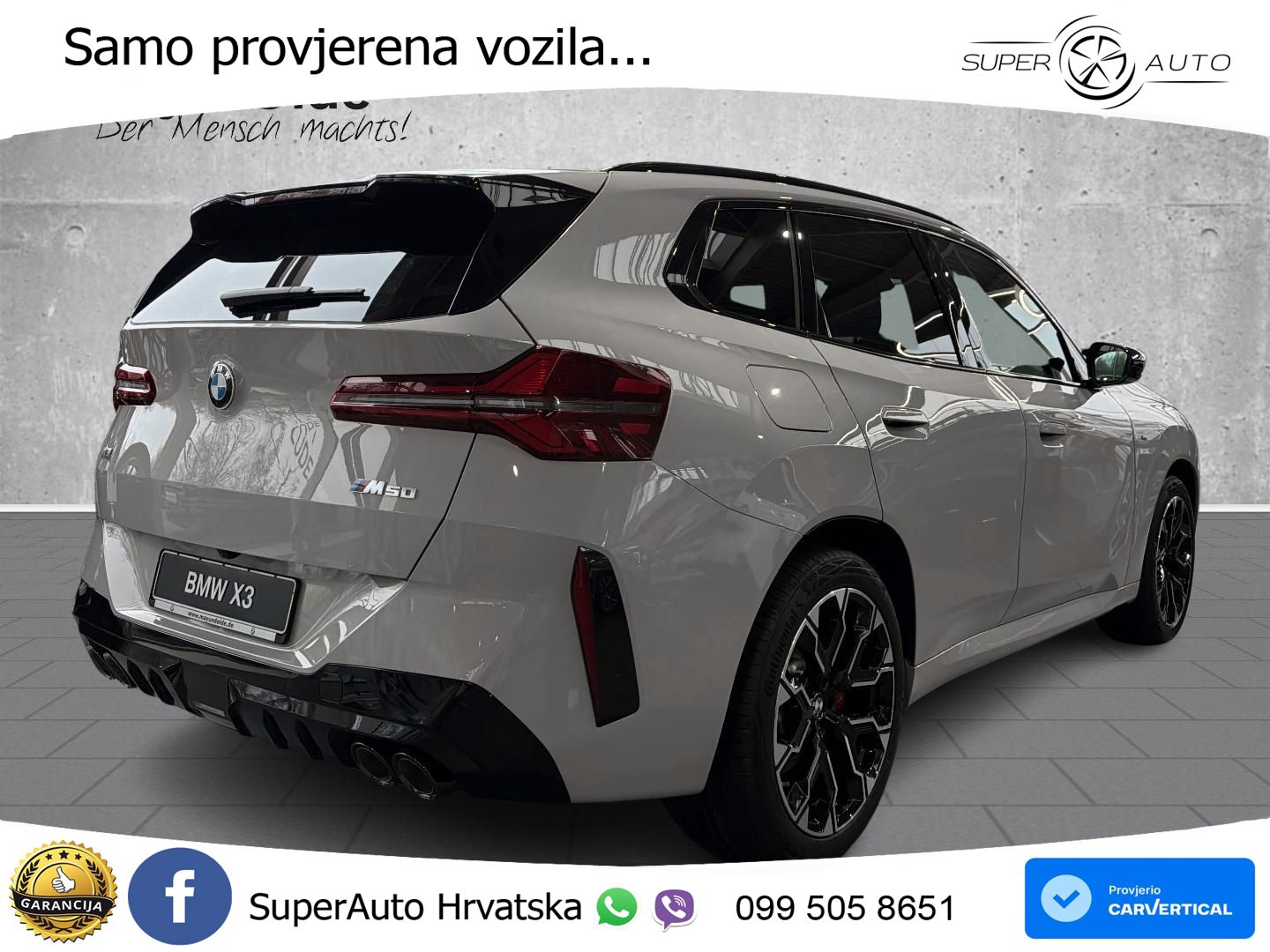 BMW X3 M50 xDrive Steptronic ACC+HEAD+4xGR SJED+360+PANO