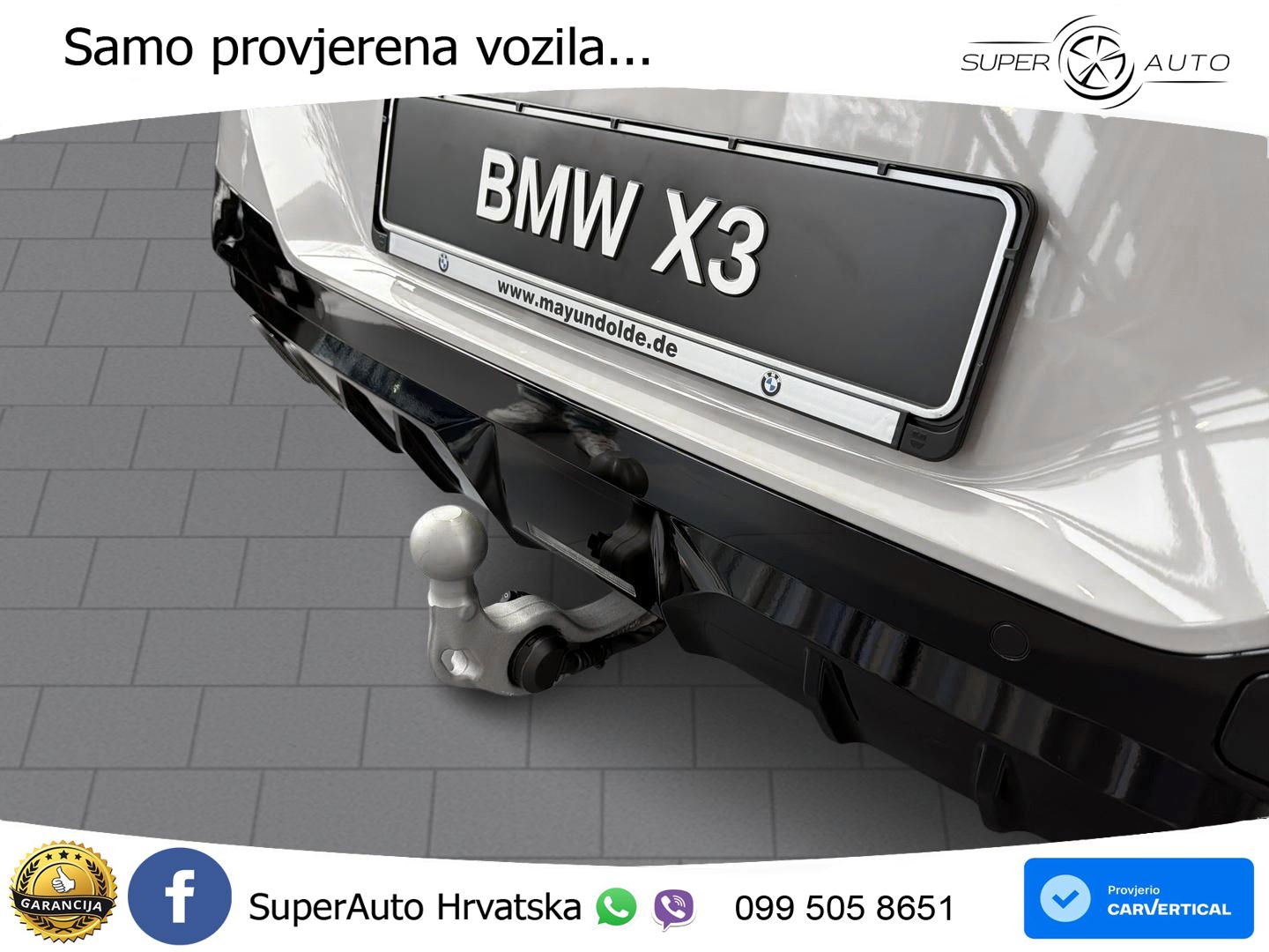 BMW X3 M50 xDrive Steptronic ACC+HEAD+4xGR SJED+360+PANO