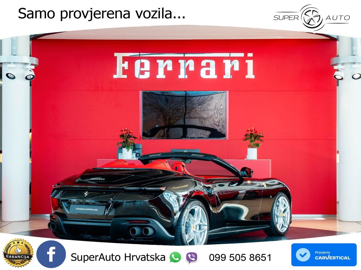 Ferrari Roma Spider 3.9 V8 (620 KS) F1 DCT MATRIX+GR SJED+KAM