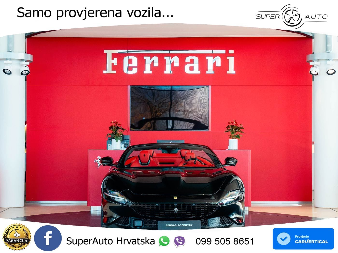 Ferrari Roma Spider 3.9 V8 (620 KS) F1 DCT MATRIX+GR SJED+KAM