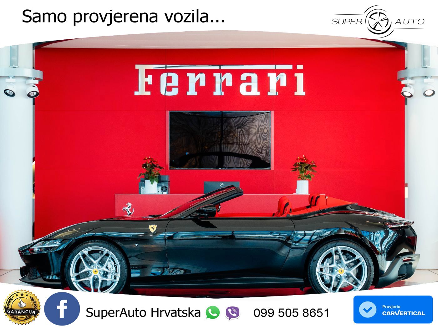 Ferrari Roma Spider 3.9 V8 (620 KS) F1 DCT MATRIX+GR SJED+KAM