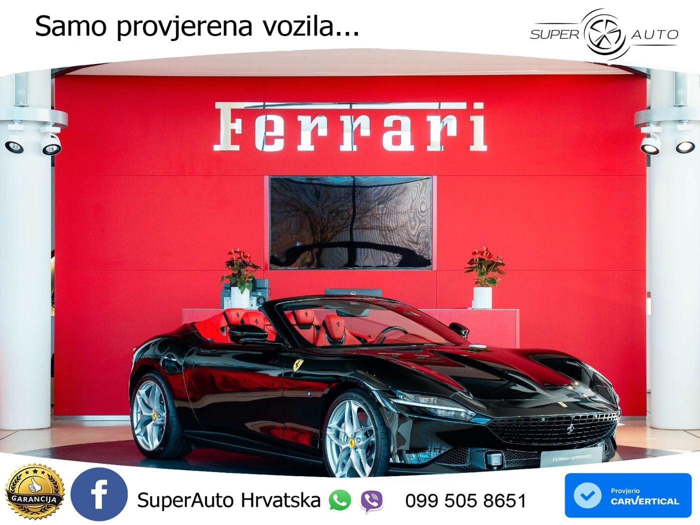 Ferrari Roma Spider 3.9 V8 (620 KS) F1 DCT MATRIX+GR SJED+KAM