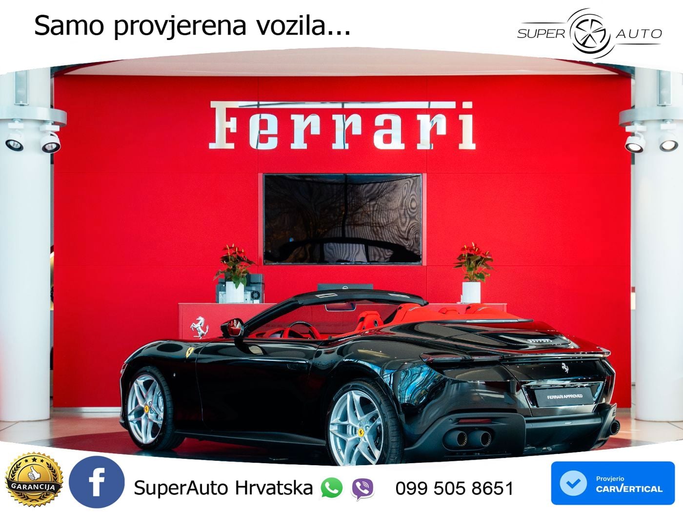 Ferrari Roma Spider 3.9 V8 (620 KS) F1 DCT MATRIX+GR SJED+KAM