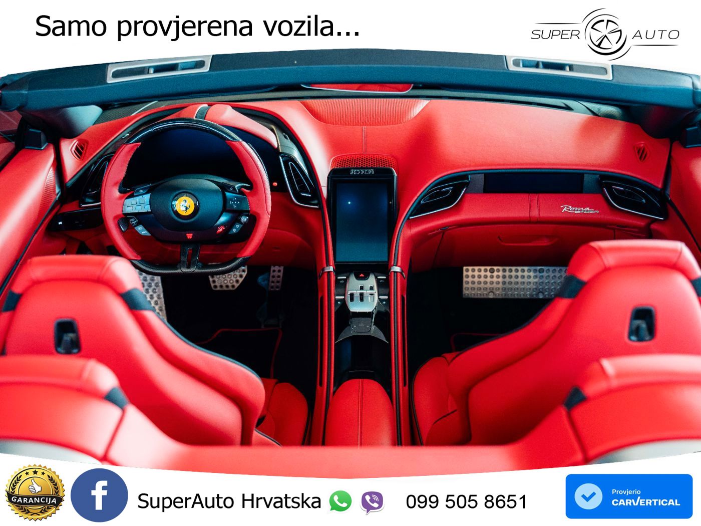Ferrari Roma Spider 3.9 V8 (620 KS) F1 DCT MATRIX+GR SJED+KAM