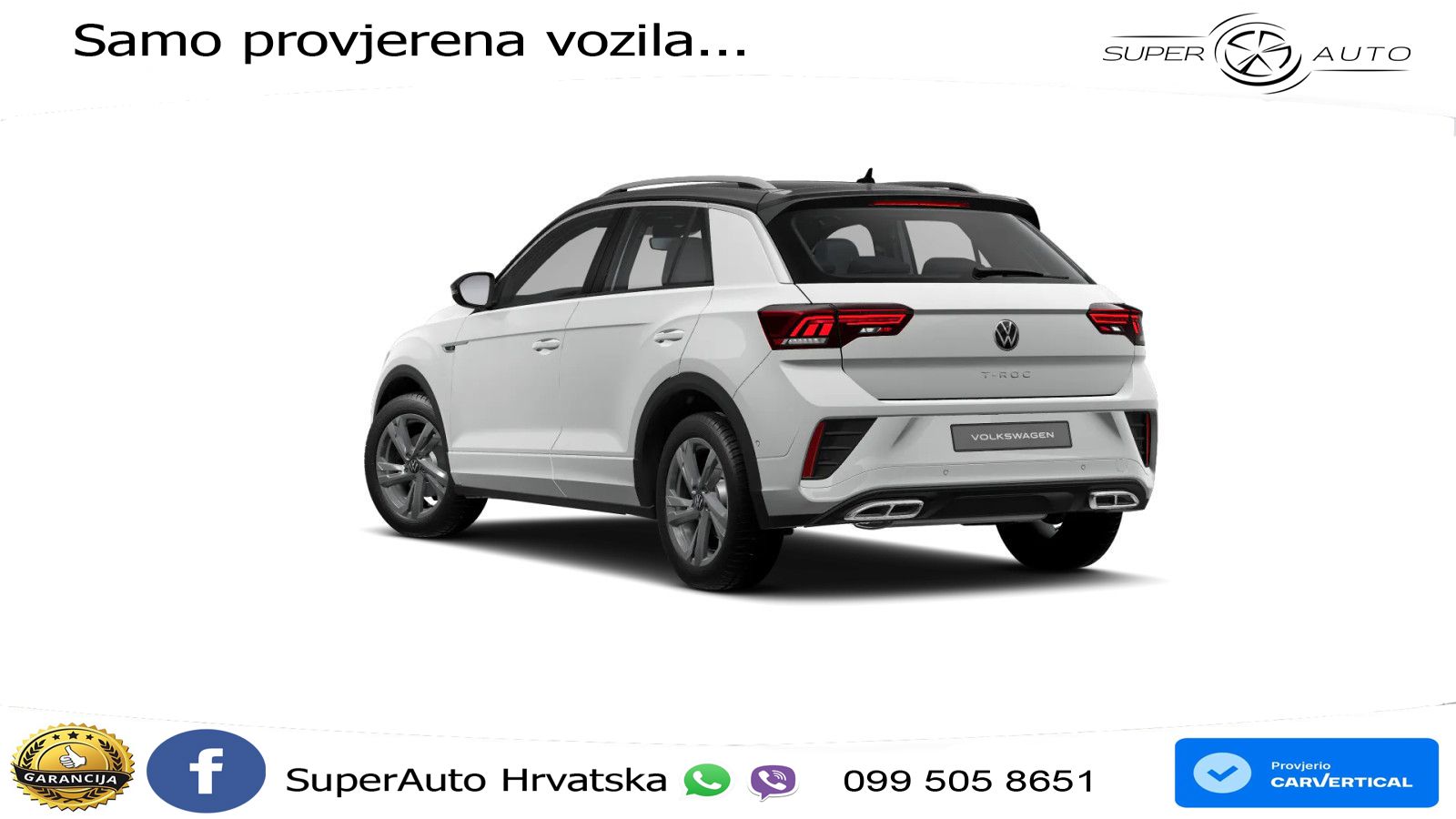 Volkswagen T-Roc 1.5 TSI (150 KS) DSG LED+GR SJED+ACC