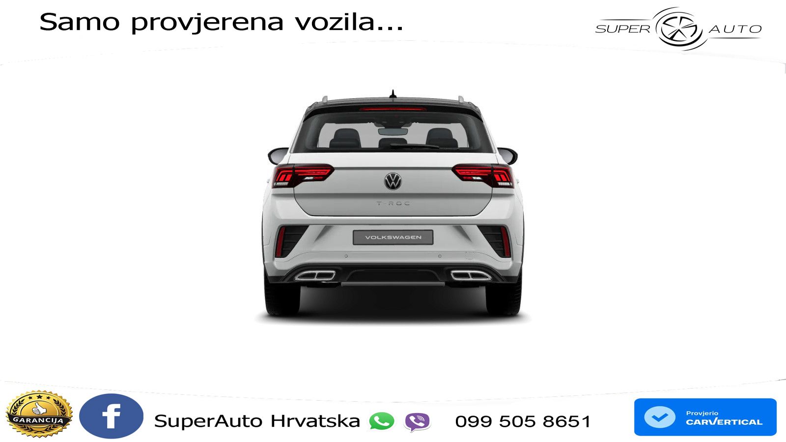Volkswagen T-Roc 1.5 TSI (150 KS) DSG LED+GR SJED+ACC