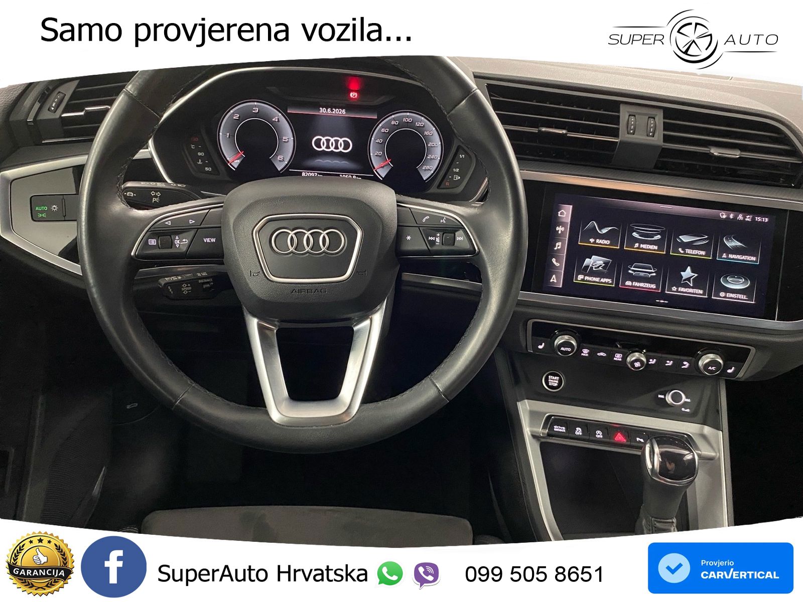 Audi Q3 Sportback 40 TDI (200 KS) quattro S tronic S line LED+GR SJED+ACC