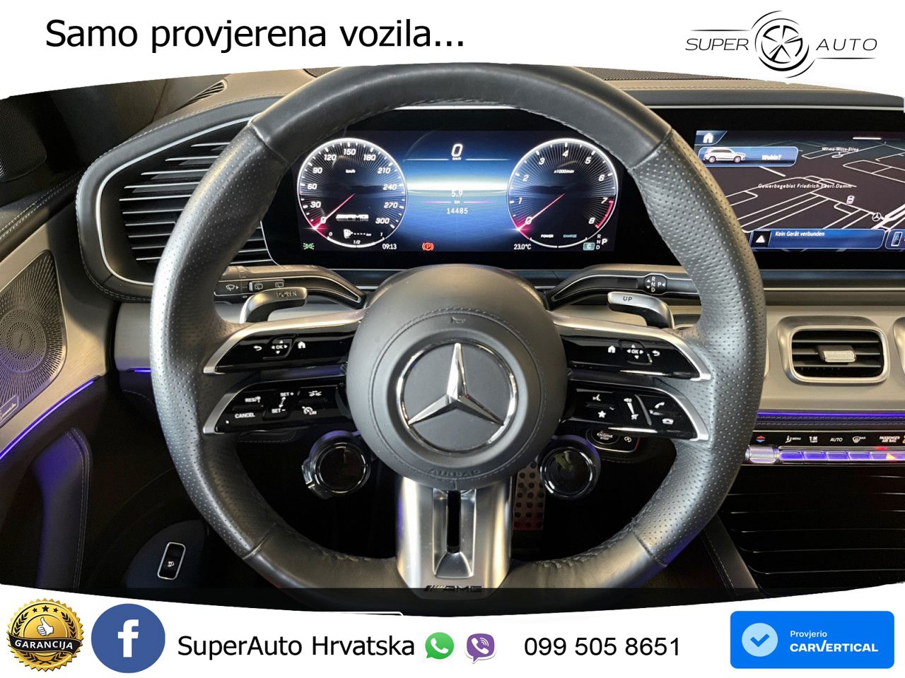 Mercedes-Benz GLS AMG GLS 63 V8 EQ Boost 4MATIC+ AMG SPEEDSHIFT TCT 9G LED+GR SJED+ACC