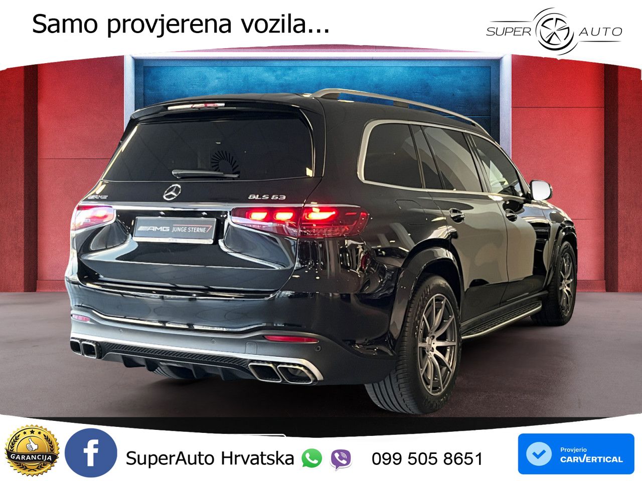 Mercedes-Benz GLS AMG GLS 63 V8 EQ Boost 4MATIC+ AMG SPEEDSHIFT TCT 9G LED+GR SJED+ACC