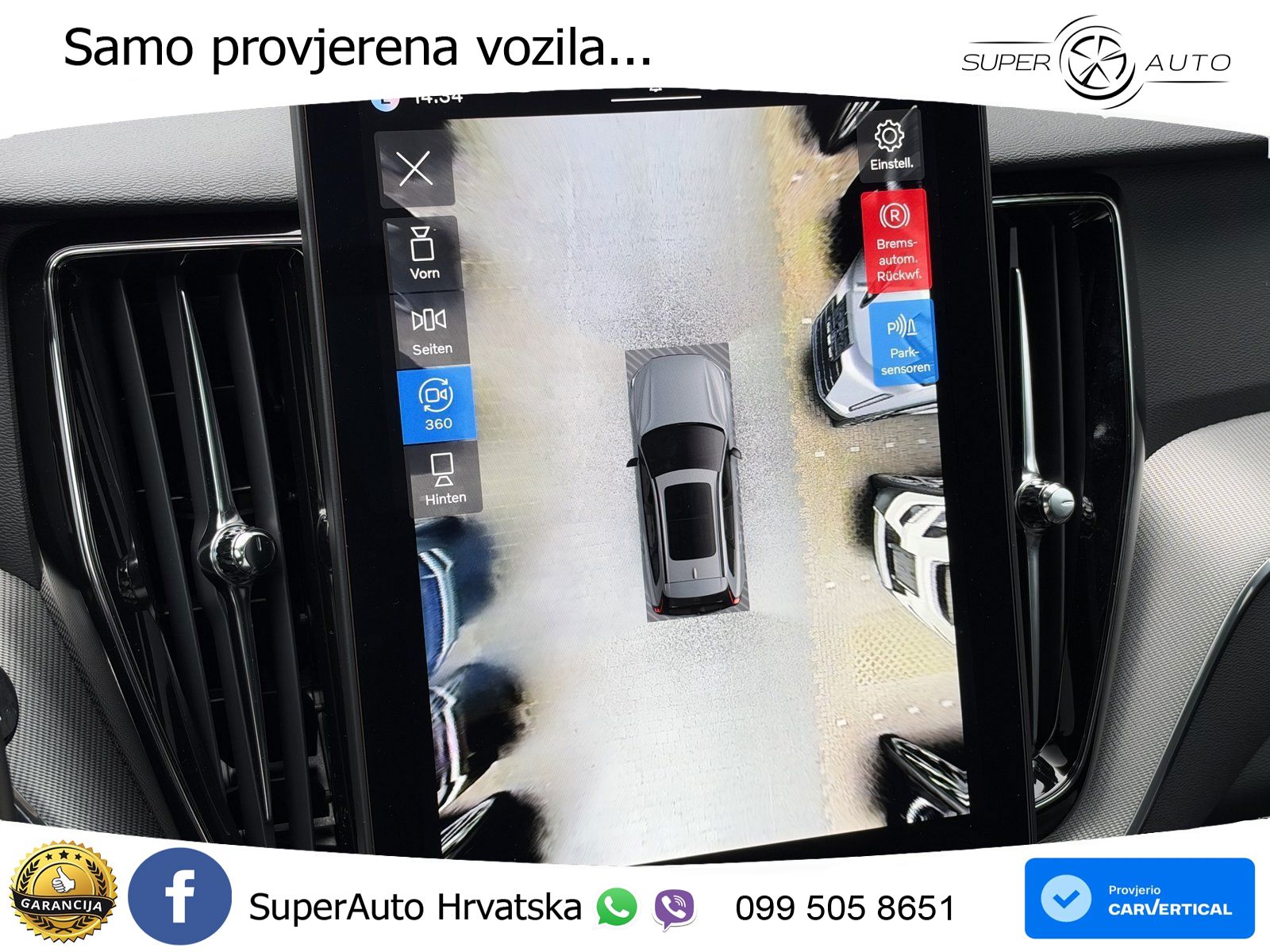 Volvo XC60 T6 AWD Geartronic ACC+HEAD+4xGR SJED+360+PANO
