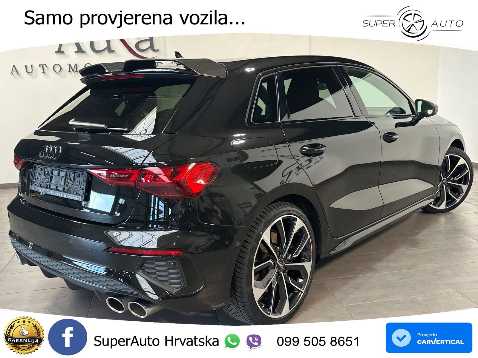Audi S3 2.0 TFSI (310 KS) quattro S tronic LED+GR SJED+ACC