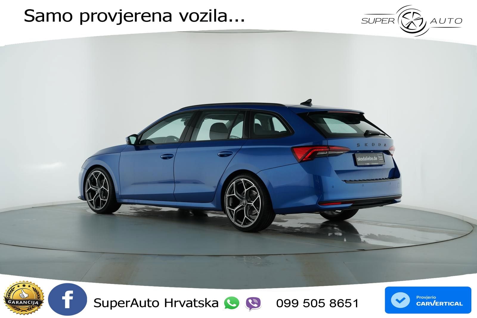 Škoda Octavia Combi 2.0 TDI (150 KS) DSG SportLine LED+GR SJED+ACC