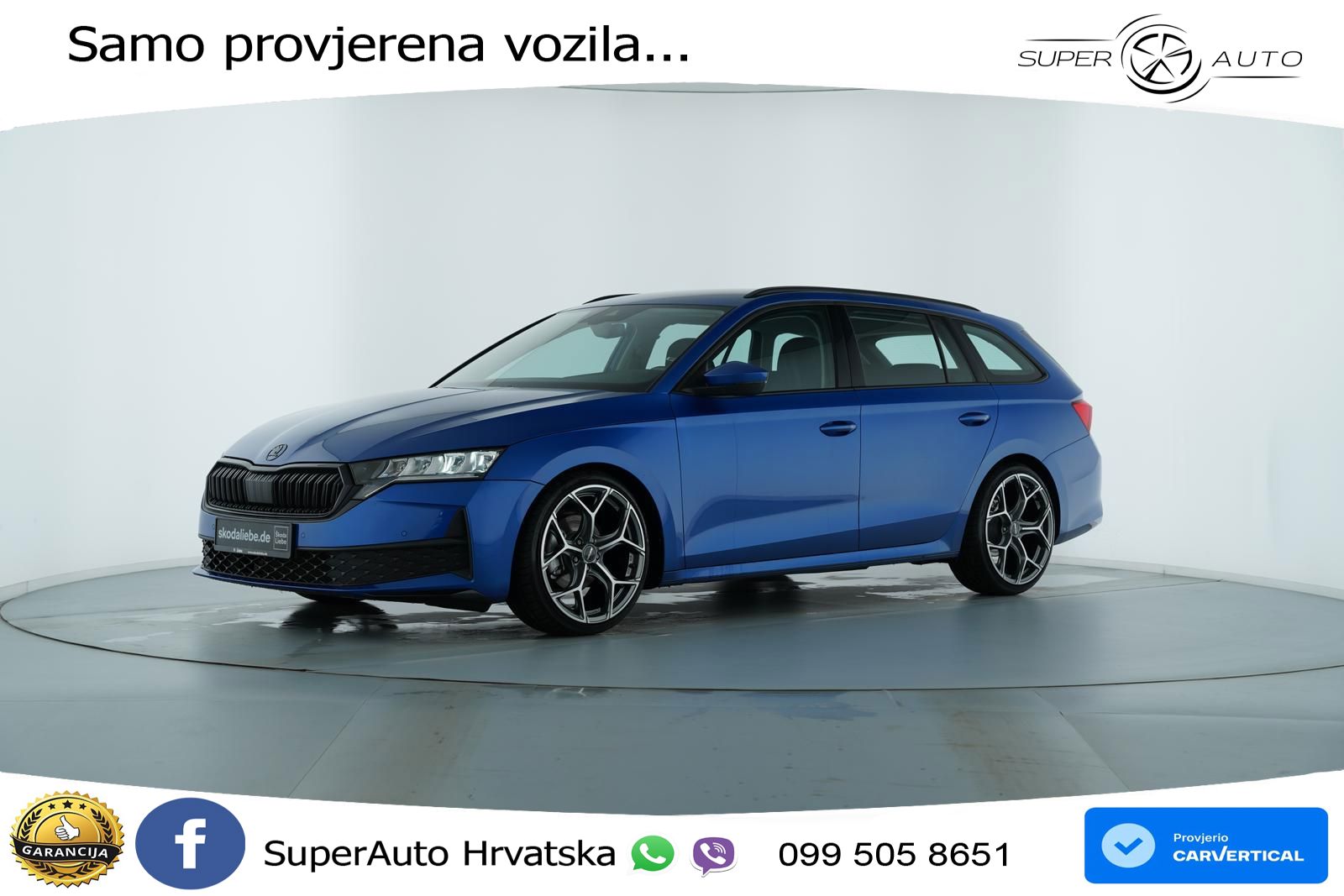 Škoda Octavia Combi 2.0 TDI (150 KS) DSG SportLine LED+GR SJED+ACC
