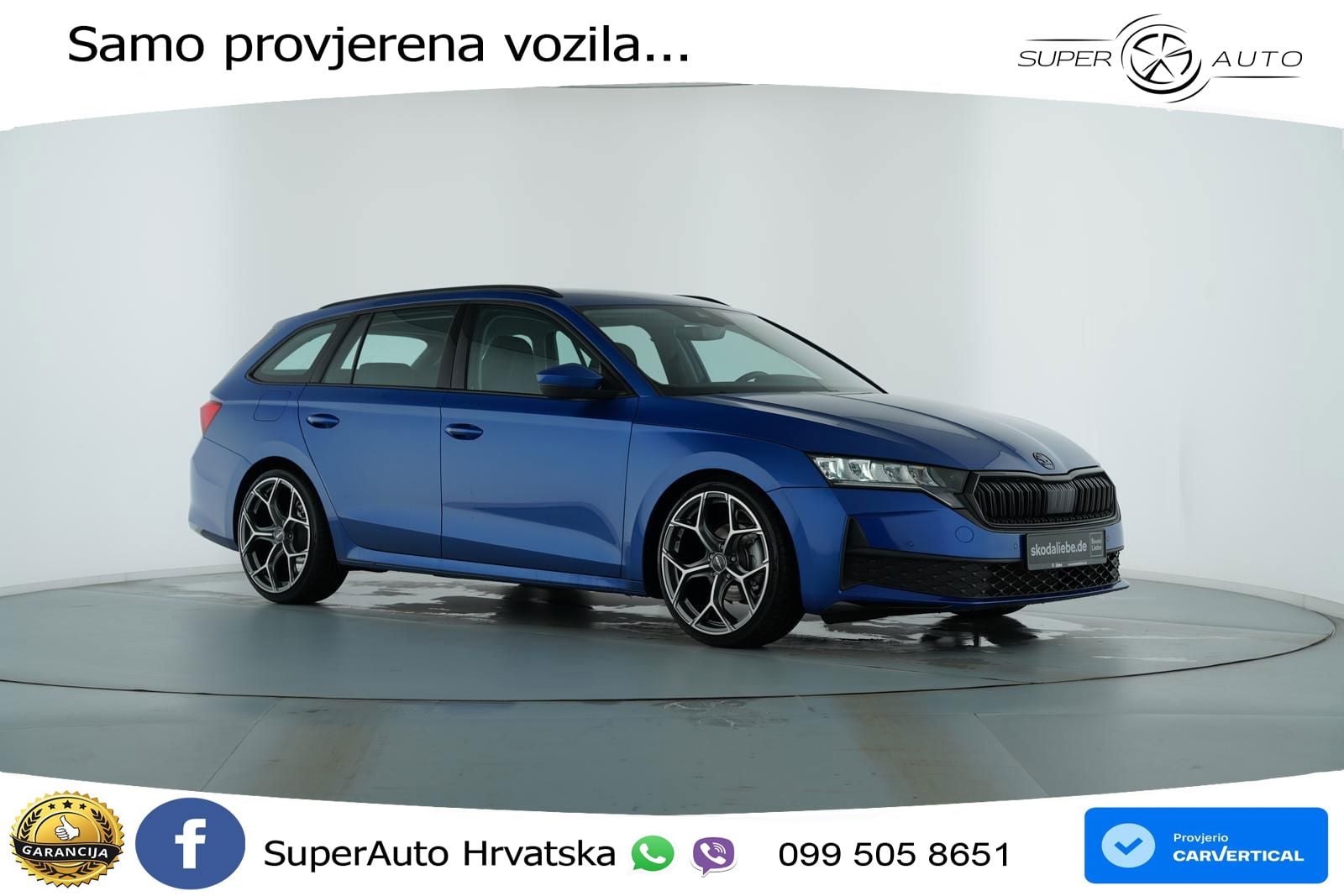 Škoda Octavia Combi 2.0 TDI (150 KS) DSG SportLine LED+GR SJED+ACC