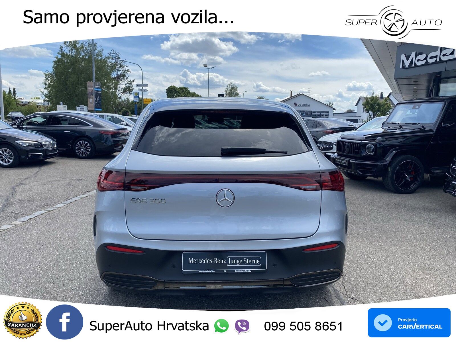 Mercedes EQE SUV 300 98 kWh (245 KS) AMG ACC+GR SJED+360+PANO