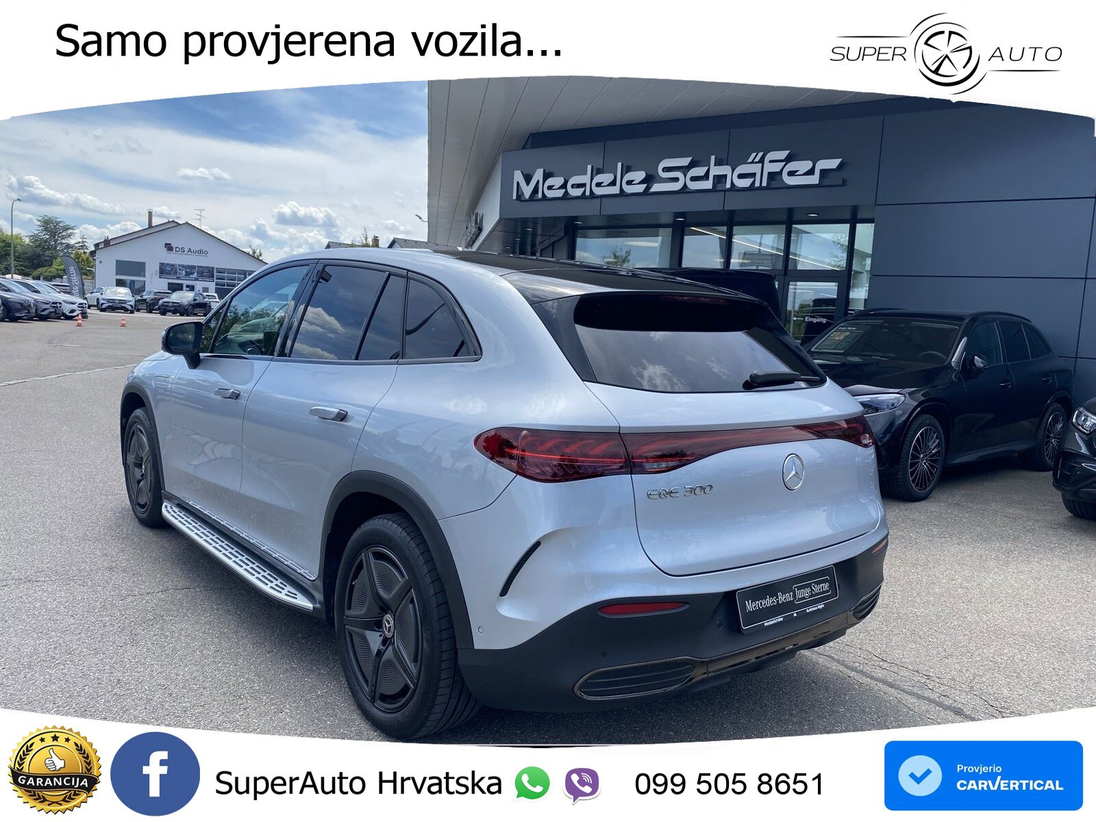 Mercedes EQE SUV 300 98 kWh (245 KS) AMG ACC+GR SJED+360+PANO
