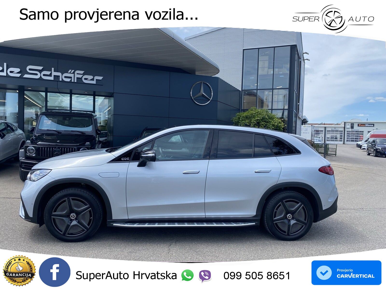 Mercedes EQE SUV 300 98 kWh (245 KS) AMG ACC+GR SJED+360+PANO