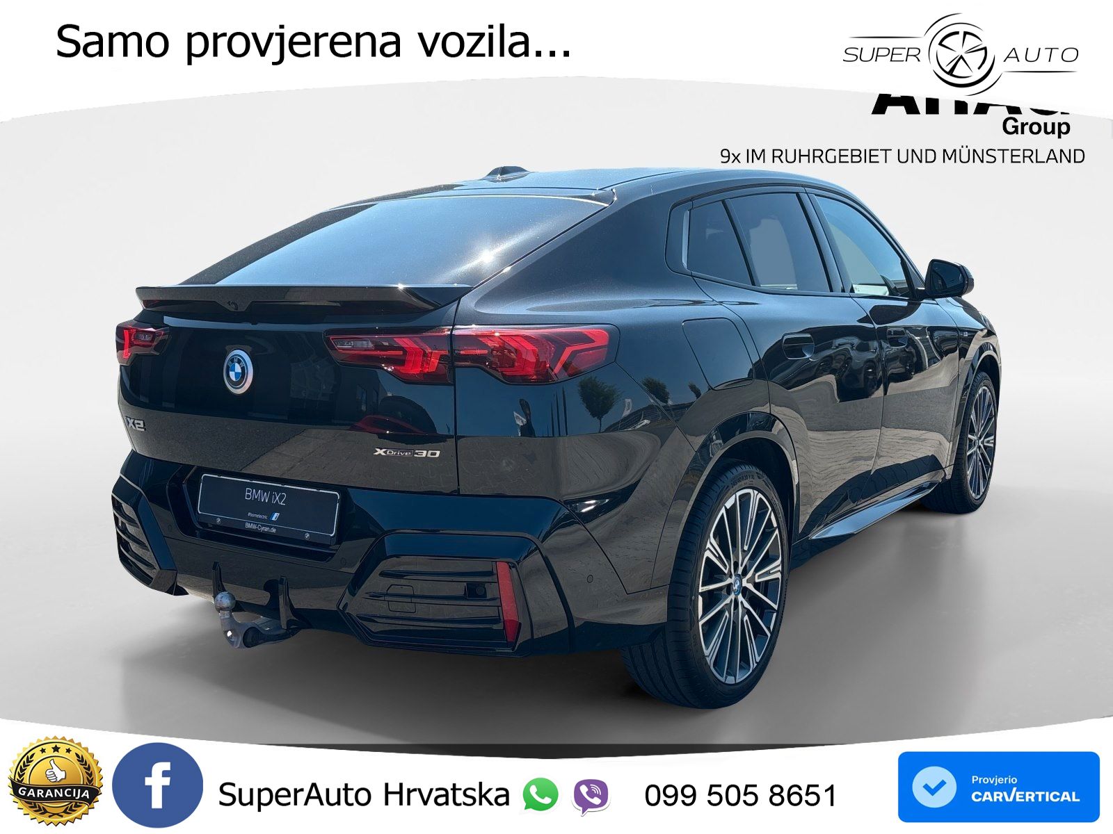 BMW iX2 66.5 kWh (313 KS) xDrive30