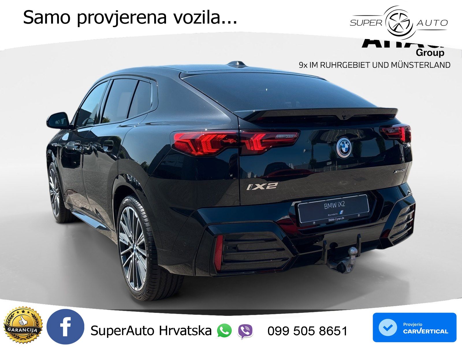 BMW iX2 66.5 kWh (313 KS) xDrive30