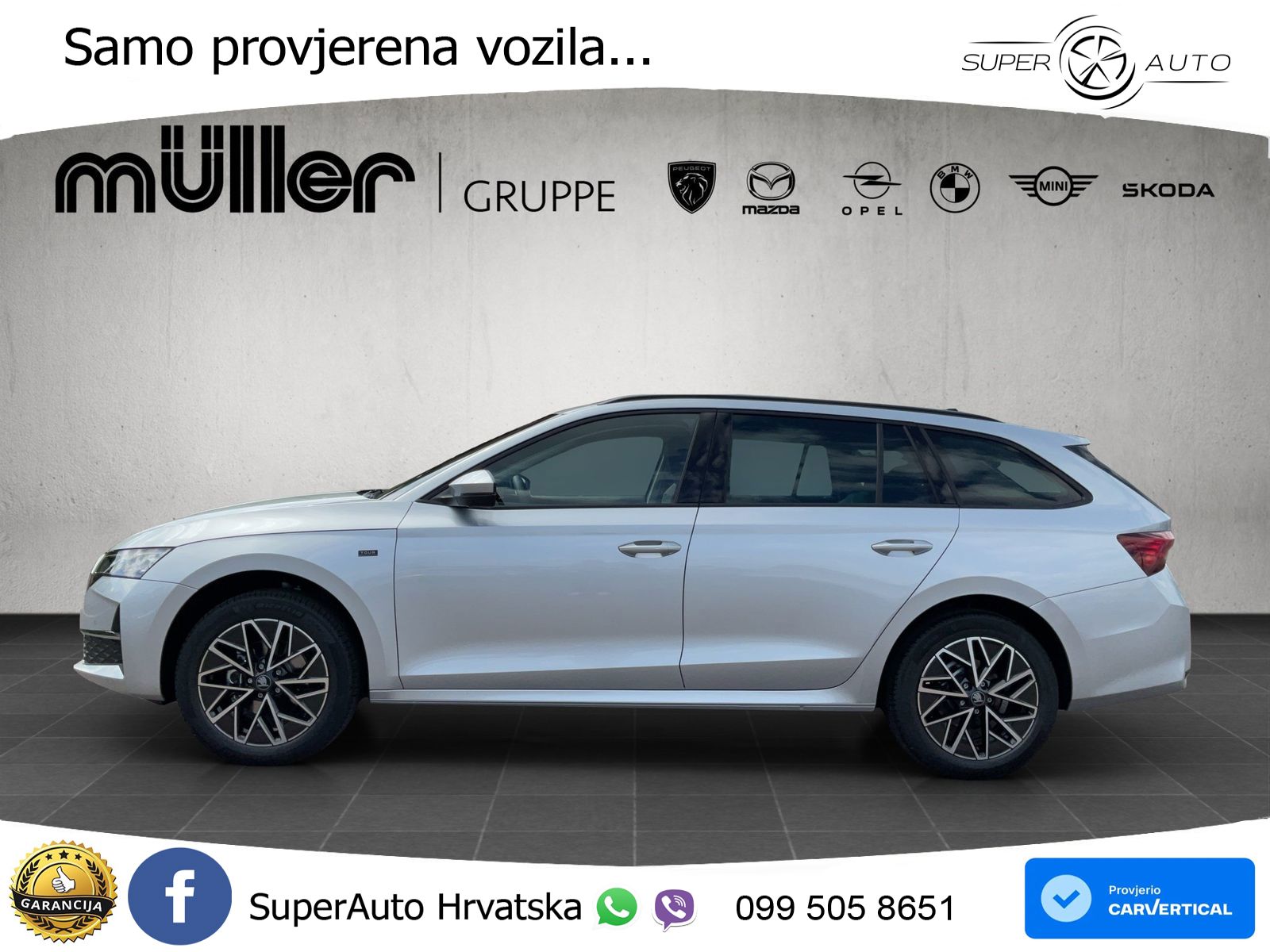 Škoda Octavia Combi 2.0 TDI (150 KS) DSG LED+GR SJED+ACC