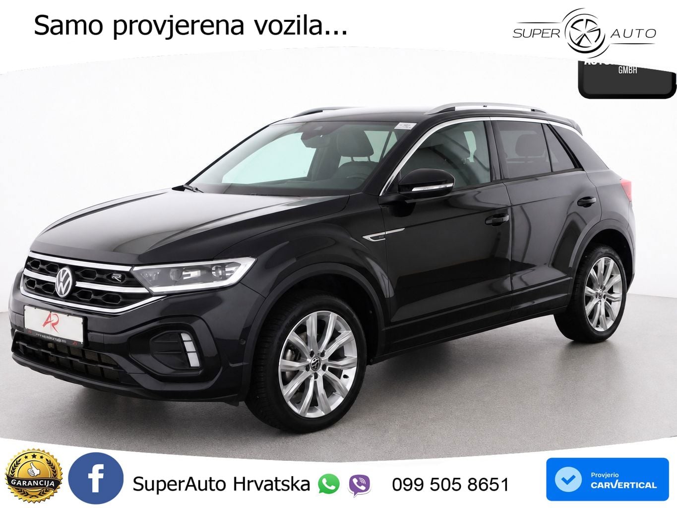 Volkswagen T-Roc 1.5 TSI (150 KS) DSG R-Line LED+GR SJED+ACC