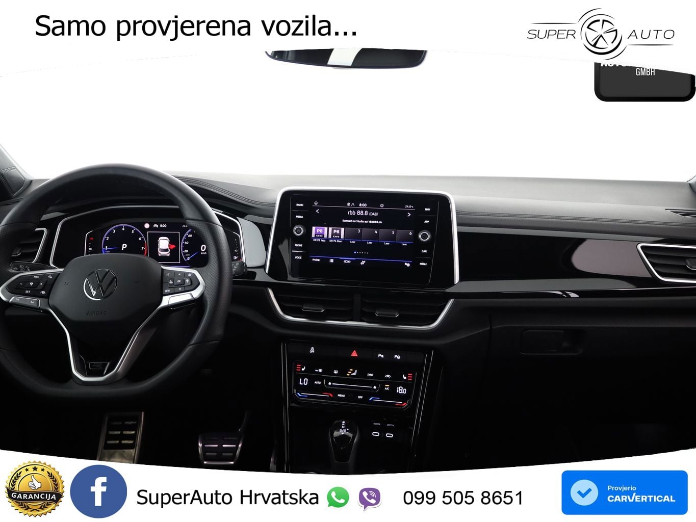 Volkswagen T-Roc 1.5 TSI (150 KS) DSG R-Line LED+GR SJED+ACC