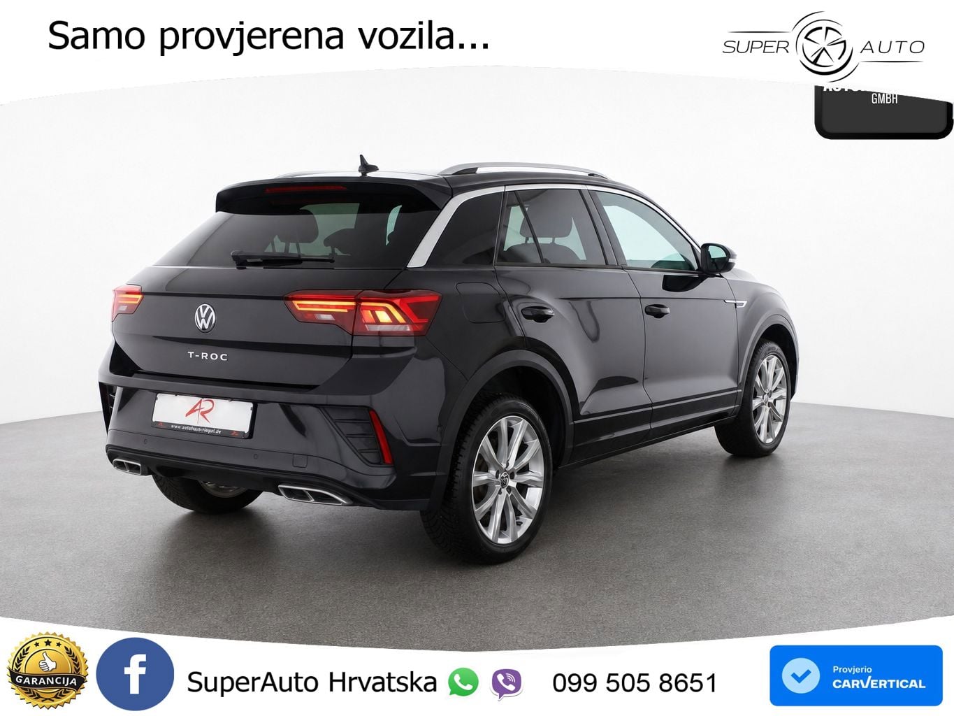 Volkswagen T-Roc 1.5 TSI (150 KS) DSG R-Line LED+GR SJED+ACC