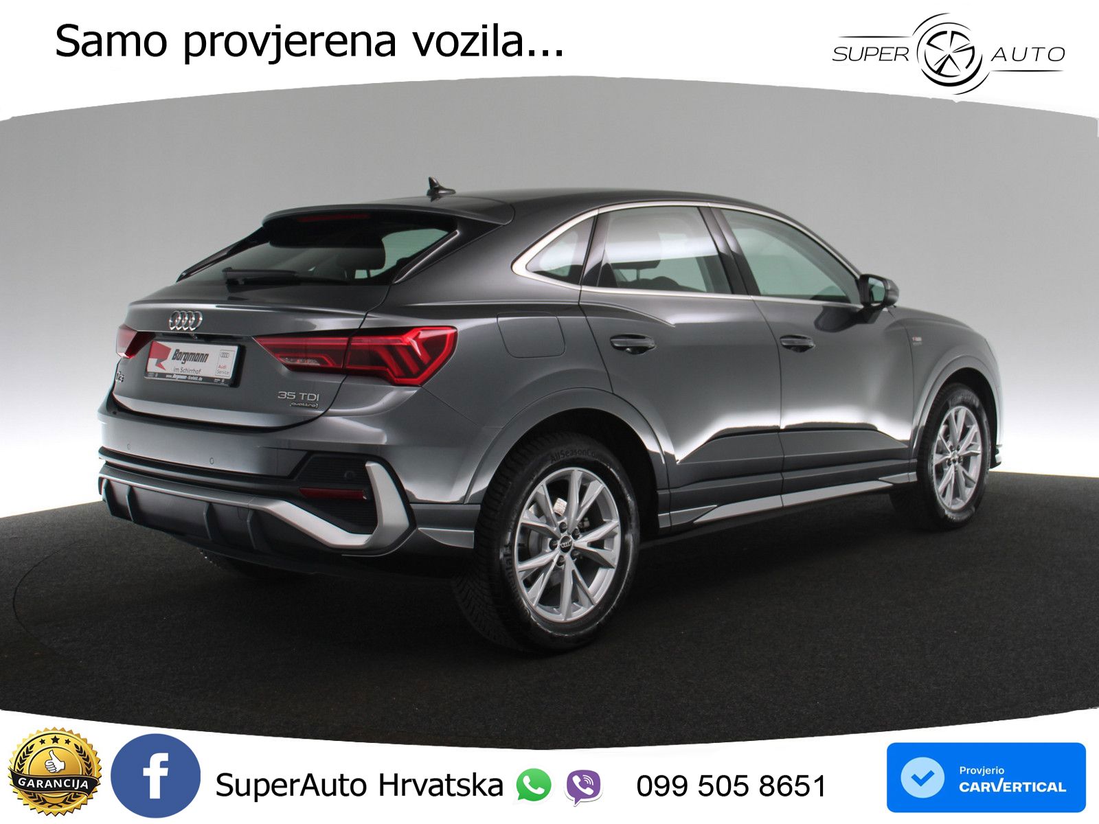 Audi Q3 Sportback 35 TDI (150 KS) quattro S tronic S line