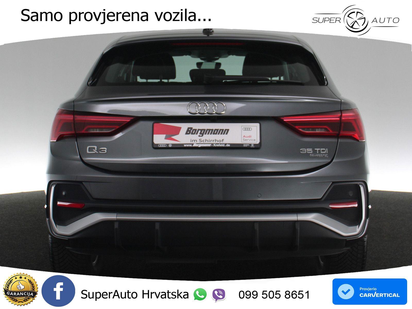 Audi Q3 Sportback 35 TDI (150 KS) quattro S tronic S line