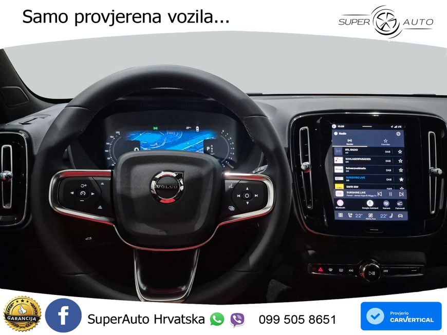 Volvo XC40 2.0 B4 AWD 197 KS Automatic LED+GR SJED+ACC