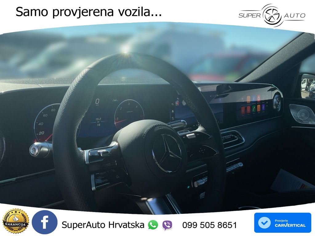 Mercedes GLE 450d (367 KS) EQ Boost 4MATIC 9G-TRONIC AMG ZRAČNI+ACC+GR SJED+KAM+PANO