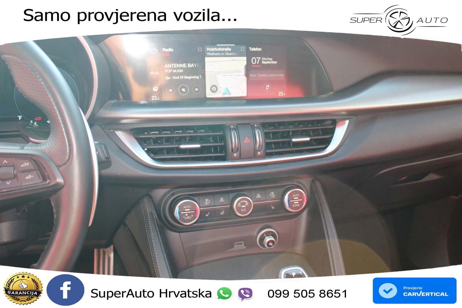 Alfa Romeo Stelvio 2.2 MultiJet II (210 KS) Q4 Automatic LED+GR SJED+ACC