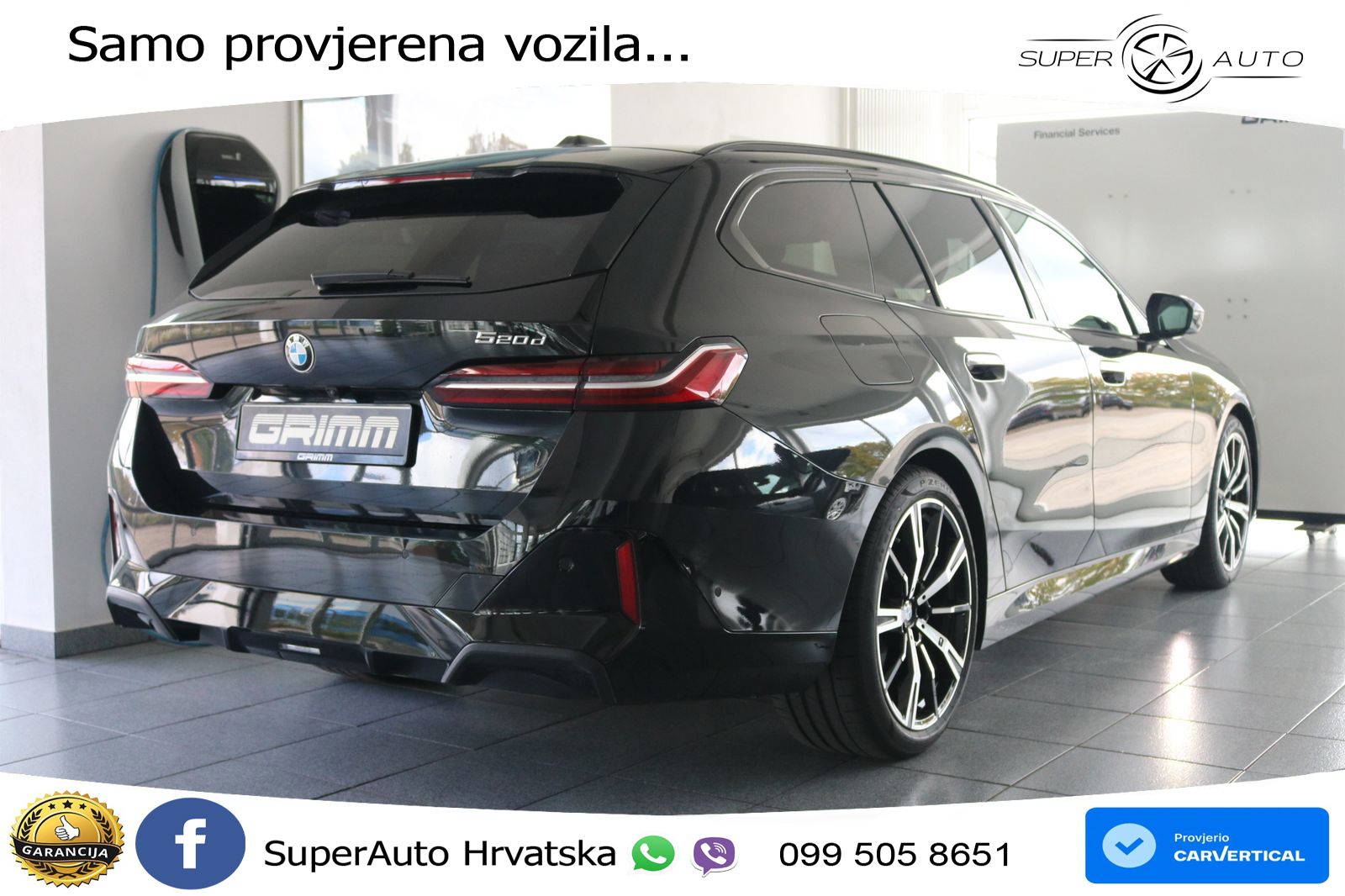 BMW 520d Touring (197 KS) Steptronic M Sport LED+GR SJED+ACC