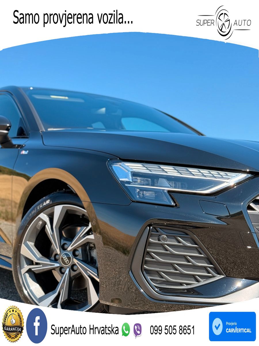 Audi A3 Limuzina 35 TFSI (150 KS) S tronic LED+GR SJED+ACC