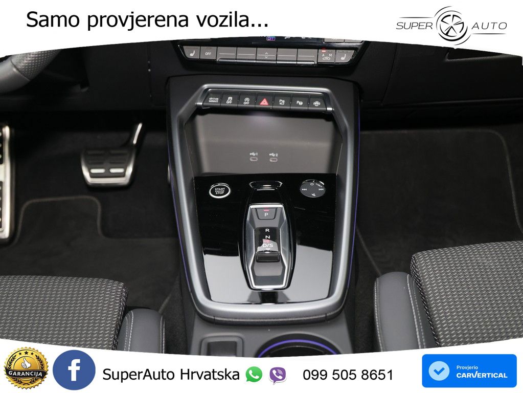 Audi A3 35 TFSI (150 KS) S line LED+GR SJED+ACC