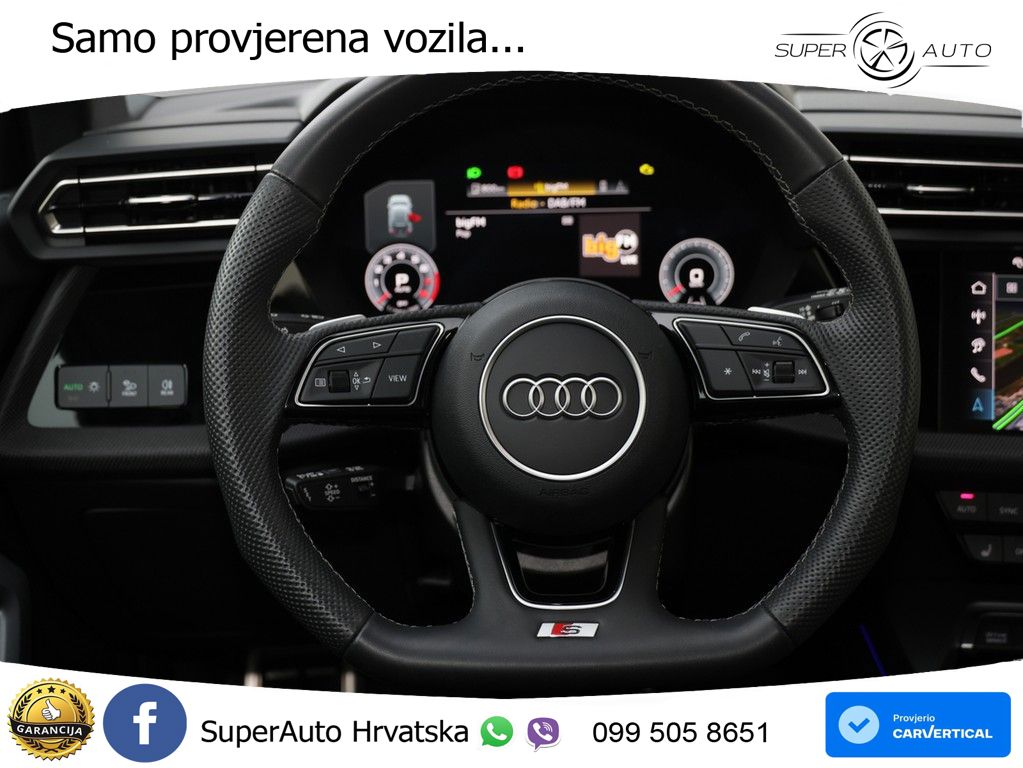 Audi A3 35 TFSI (150 KS) S line LED+GR SJED+ACC