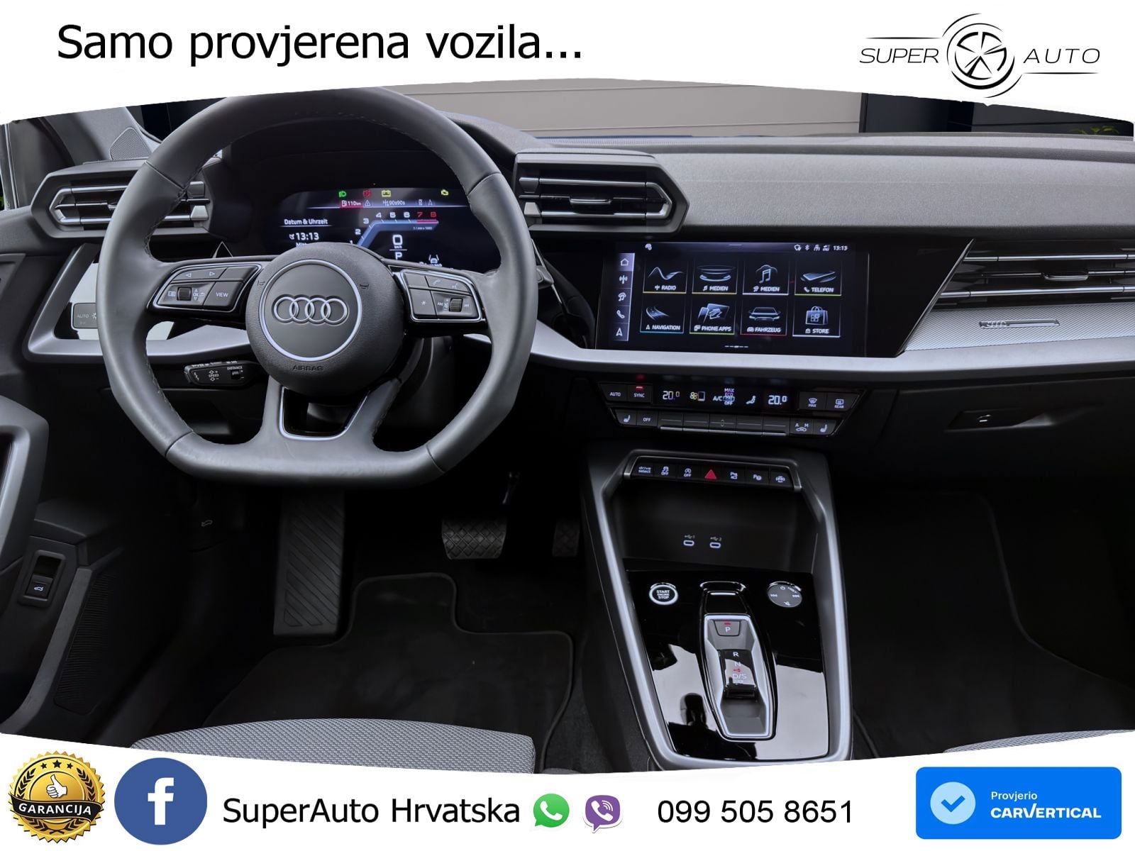 Audi A3 Limuzina 30 TFSI (116 KS) S tronic advanced LED+GR SJED+ACC
