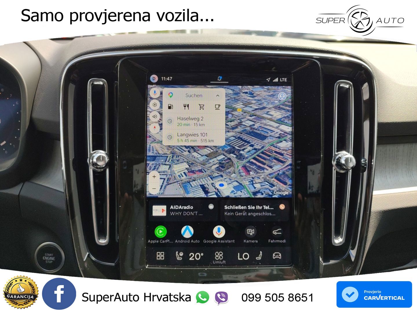 Volvo XC40 2.0 B3 163 KS Automatic LED+GR SJED+ACC