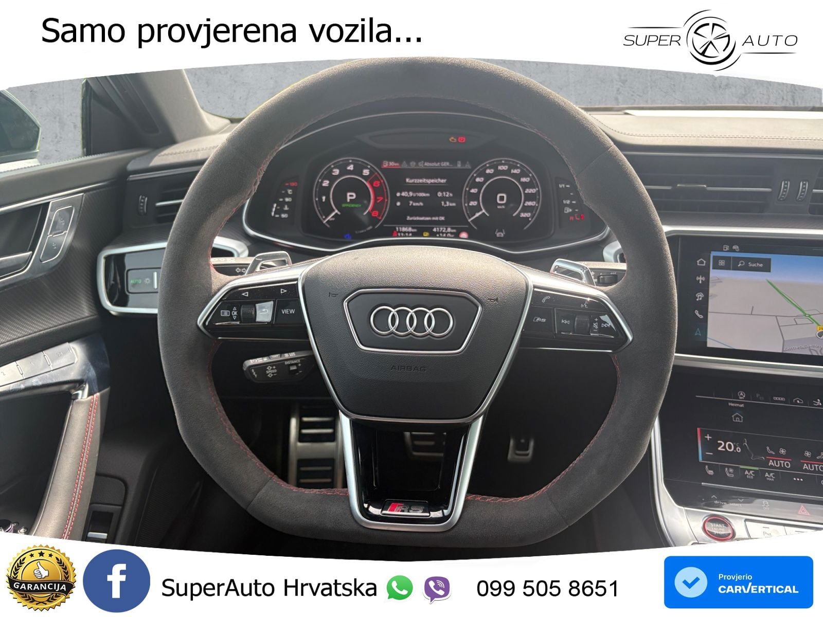 Audi RS7 4.0 TFSI V8 (600 KS) quattro tiptronic MATRIX+GR SJED+KAM