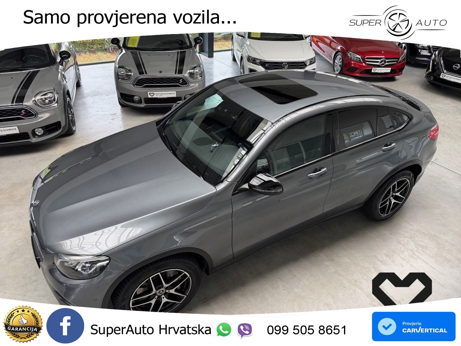 Mercedes GLC Coupe 250 (211 KS) 4MATIC G-TRONIC AMG LED+GR SJED+ACC
