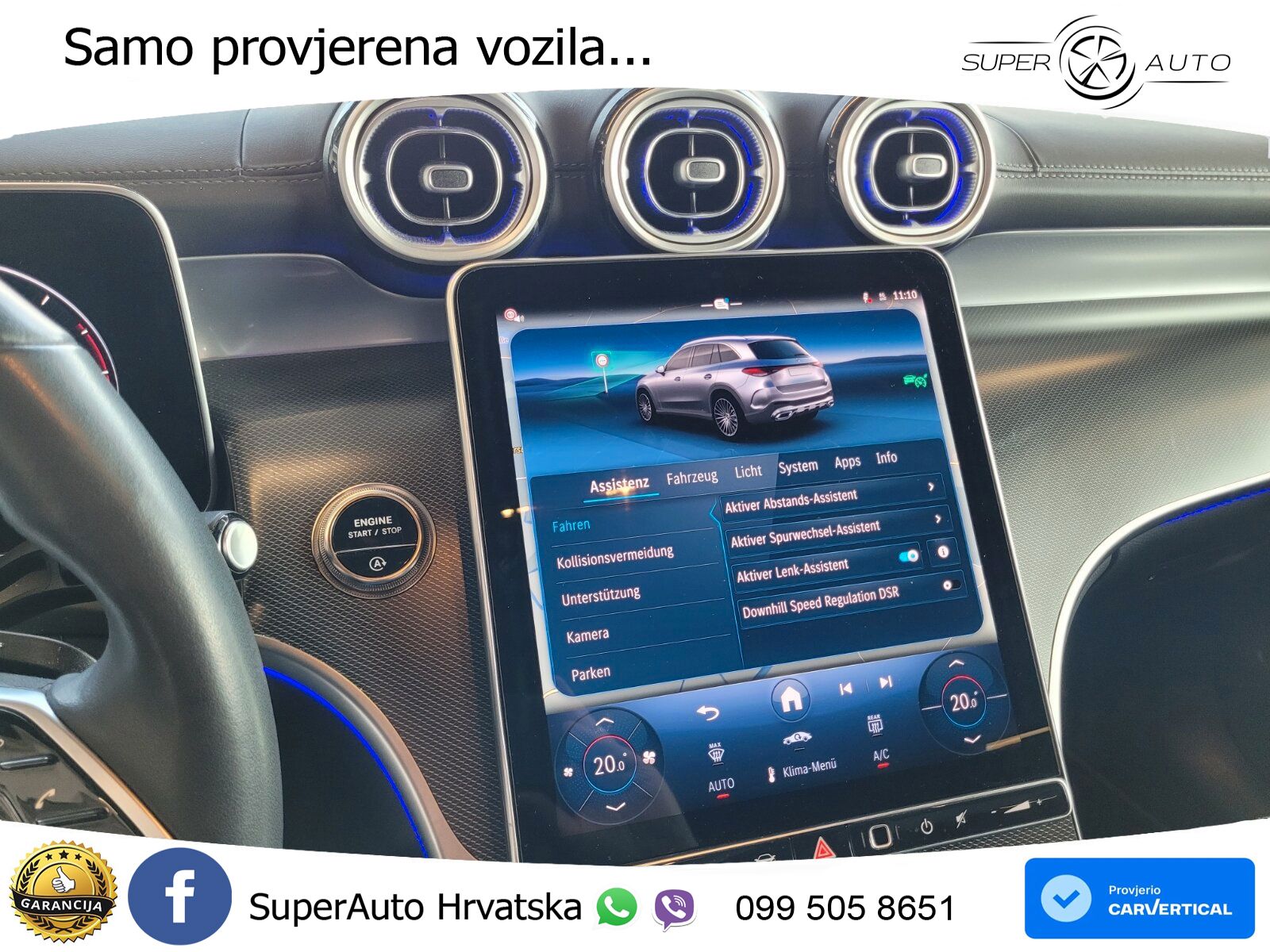 Mercedes GLC 220d (197 KS) 4MATIC 9G-TRONIC Avantgarde LED+GR SJED+ACC