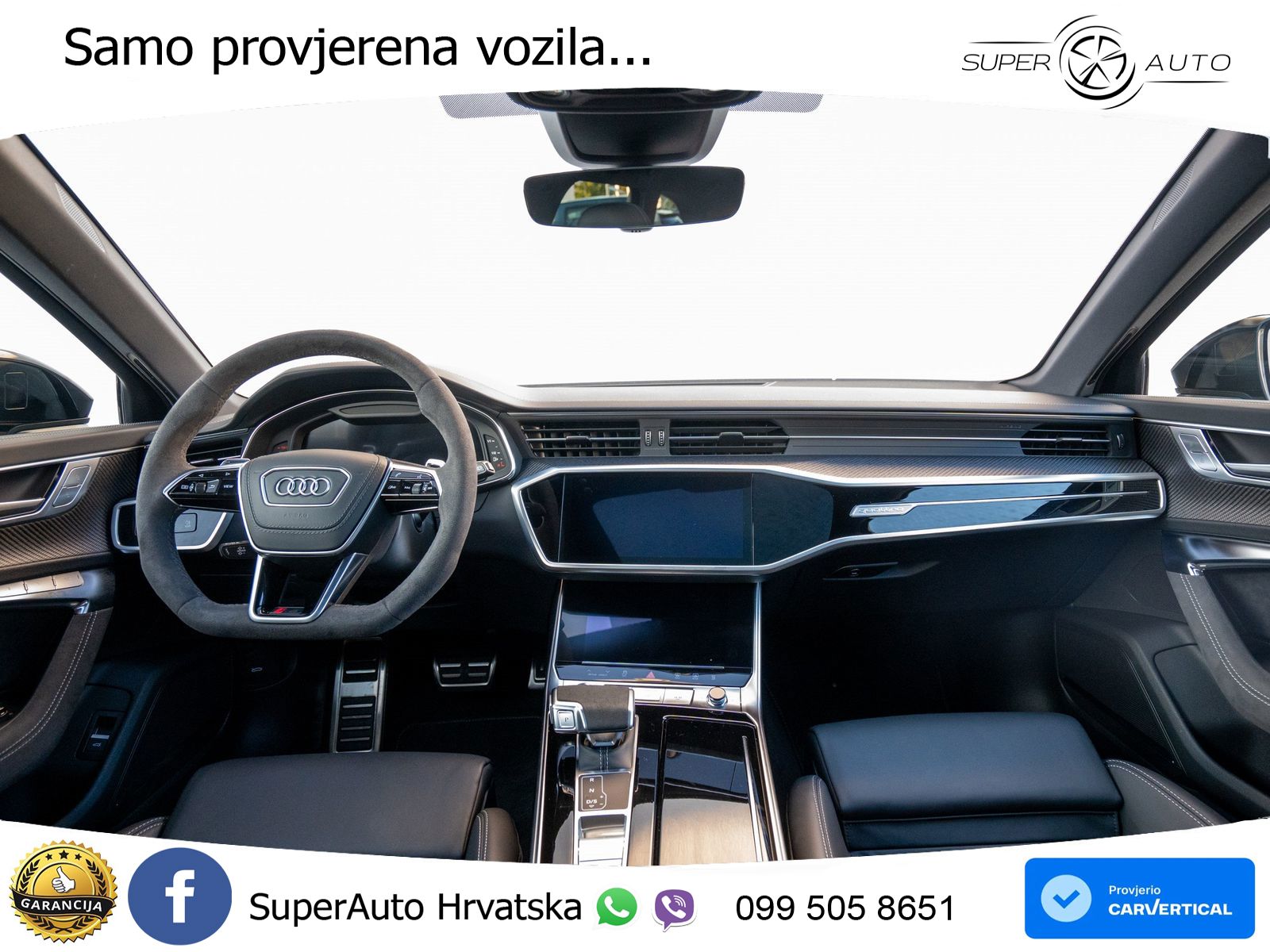 Audi RS6 Avant 4.0 TFSI V8 performance (630 KS)  quattro tiptronic ZRAČNI+ACC+GR SJED+KAM+PANO