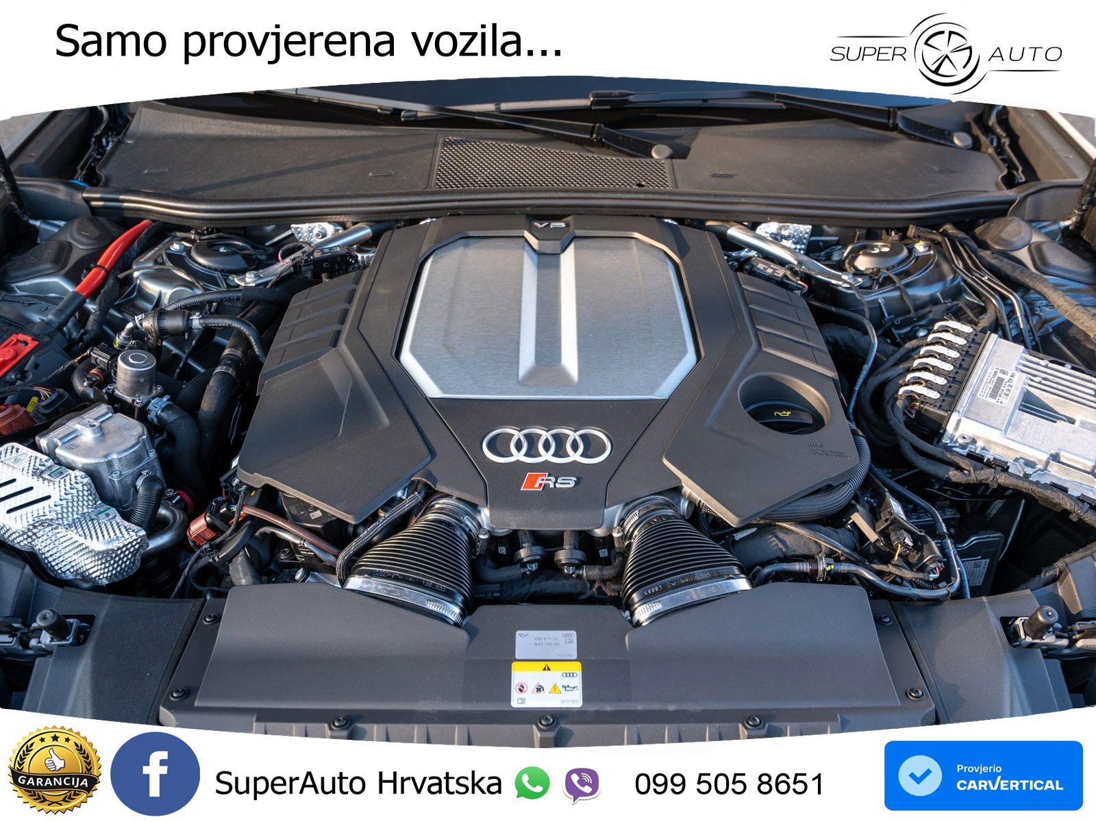 Audi RS6 Avant 4.0 TFSI V8 performance (630 KS)  quattro tiptronic ZRAČNI+ACC+GR SJED+KAM+PANO