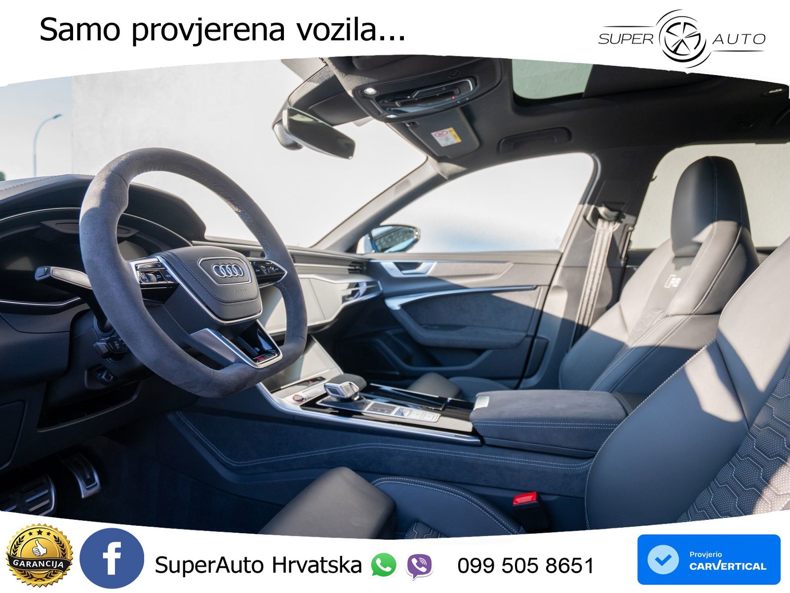 Audi RS6 Avant 4.0 TFSI V8 performance (630 KS)  quattro tiptronic ZRAČNI+ACC+GR SJED+KAM+PANO