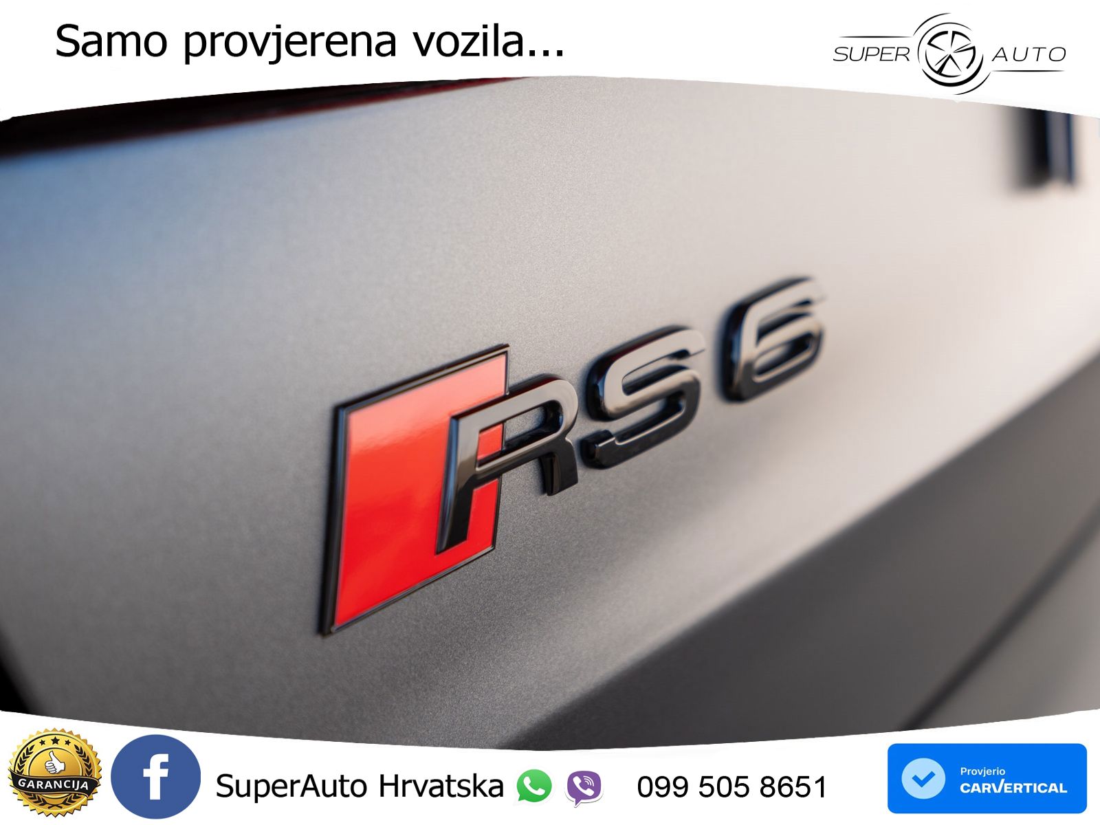 Audi RS6 Avant 4.0 TFSI V8 performance (630 KS)  quattro tiptronic ZRAČNI+ACC+GR SJED+KAM+PANO