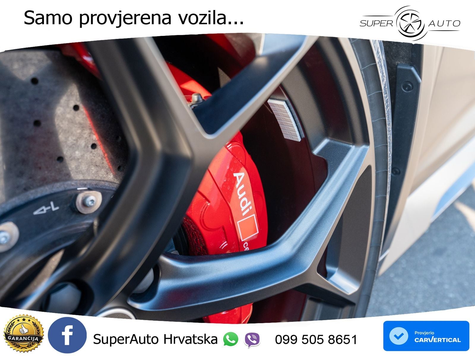 Audi RS6 Avant 4.0 TFSI V8 performance (630 KS)  quattro tiptronic ZRAČNI+ACC+GR SJED+KAM+PANO