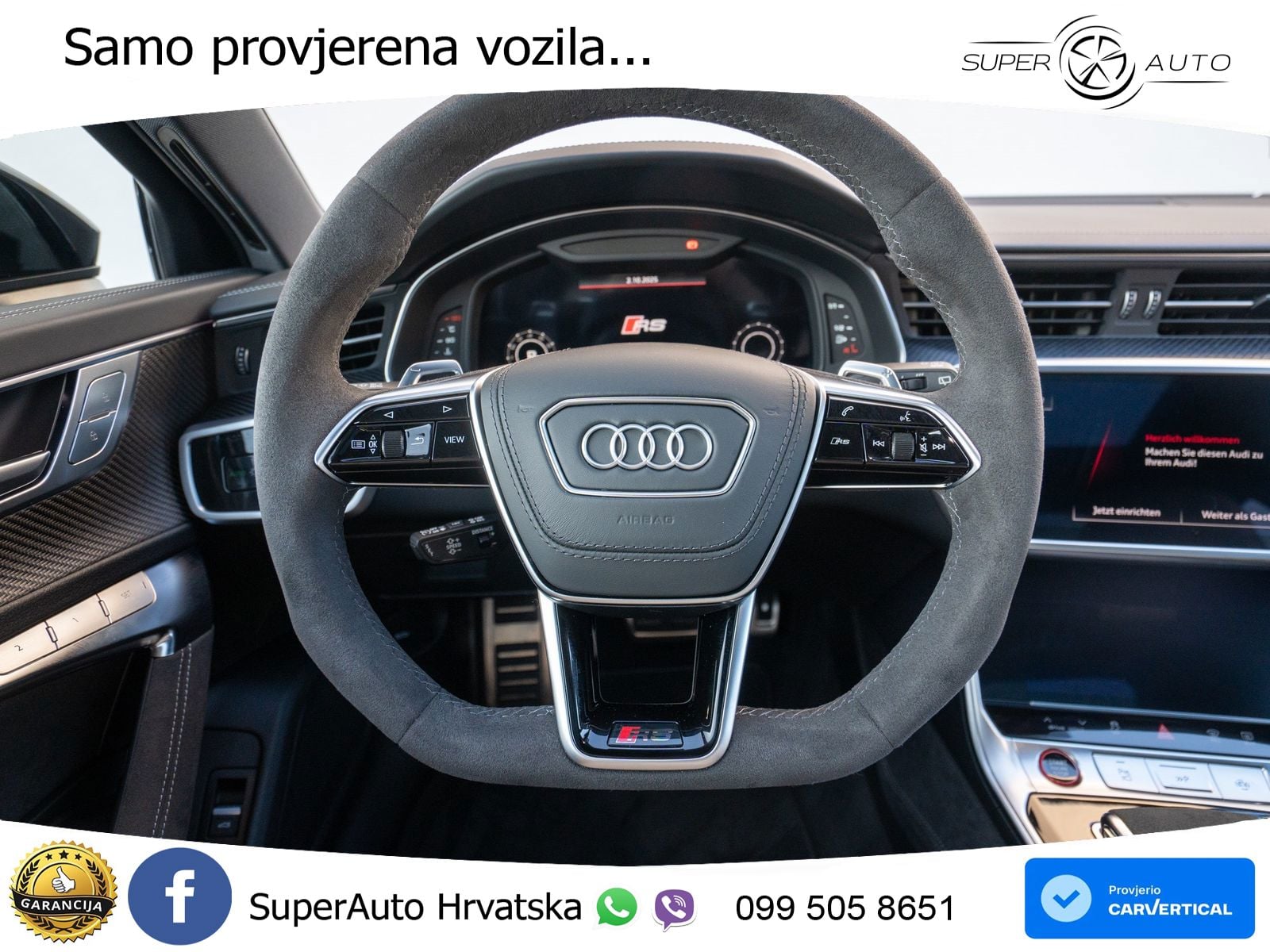 Audi RS6 Avant 4.0 TFSI V8 performance (630 KS)  quattro tiptronic ZRAČNI+ACC+GR SJED+KAM+PANO
